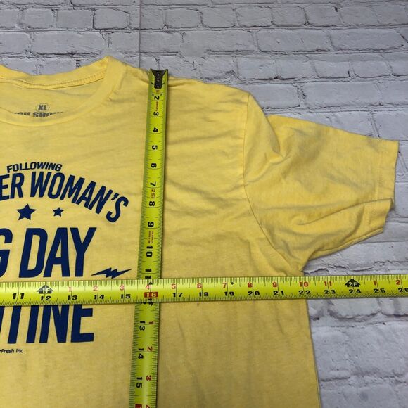 Wonder Woman's Leg Day Routine Funny T-Shirt Tee Top Size XL X-Large B324 -9 - Picture 3 of 13